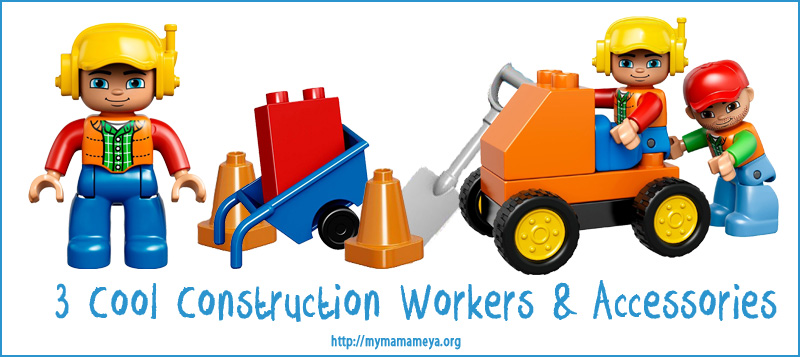 Lego Duplo Big Construction Site figures and Accessories